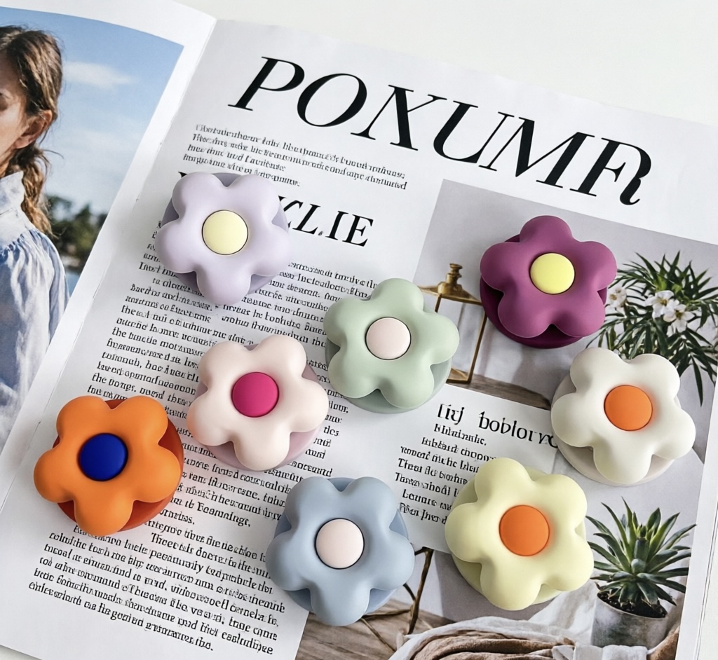 Cute Matte Flower Silicone Pho - Drone Camera Stabilized ulasan dan harga