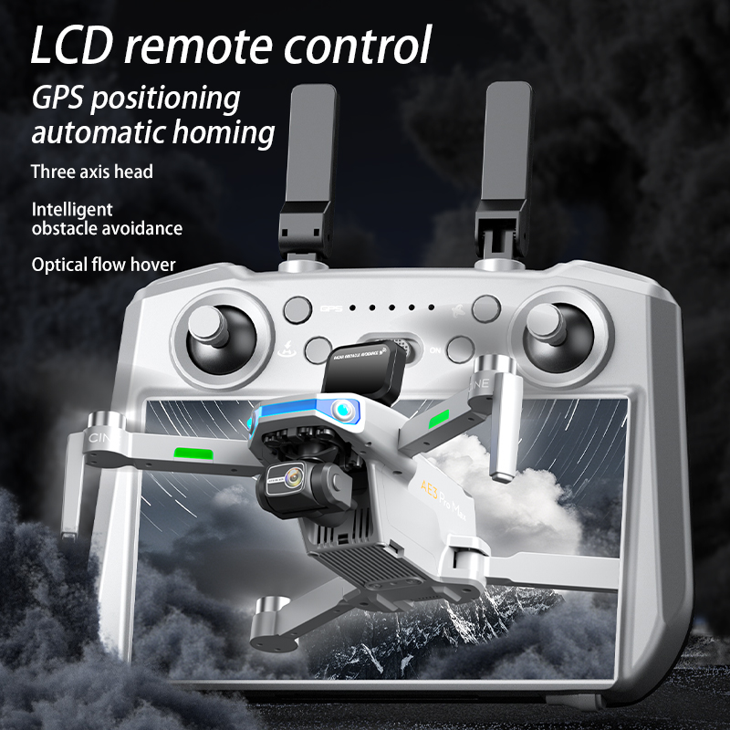 AE3 PRO Max NEW LCD SC GPS Dro - Drone Camera Professional ulasan dan harga