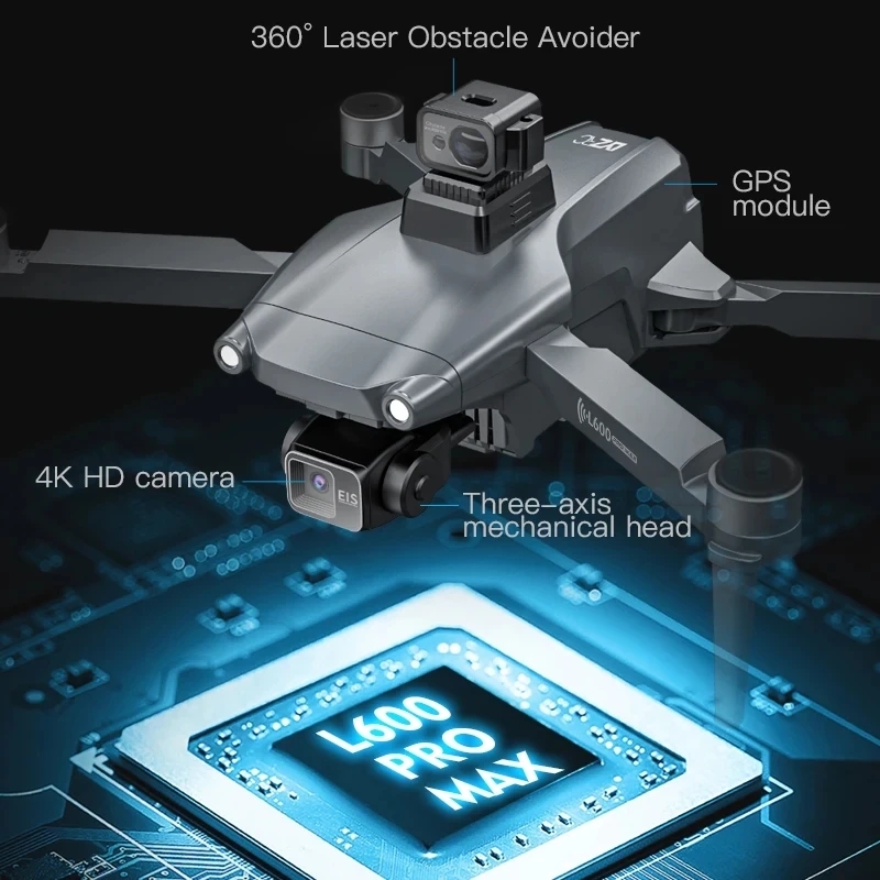 L600 PRO MAX GPS Drone Profess - Drone Camera Night Vision ulasan dan harga