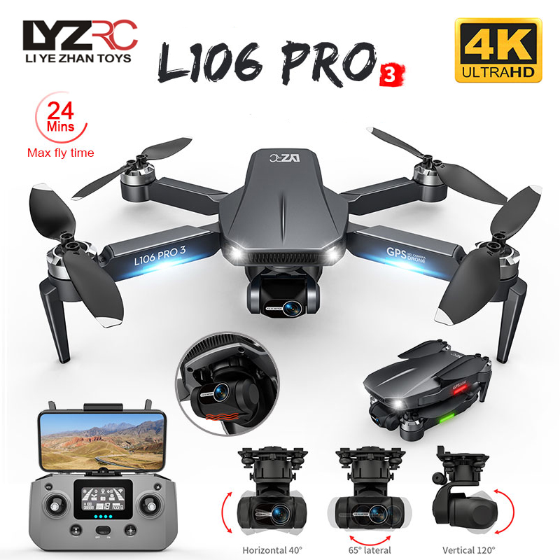 L106 Pro 3 Drone 5G WIFI FPV F - Drone Camera Professional ulasan dan harga