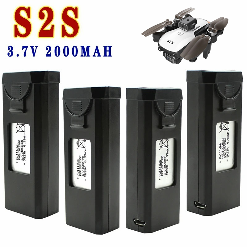 Battery For S2S Drone 3.7V 200 - Eachine Drone E58 ulasan dan harga